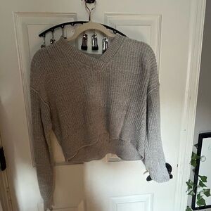 American eagle gray sweater
